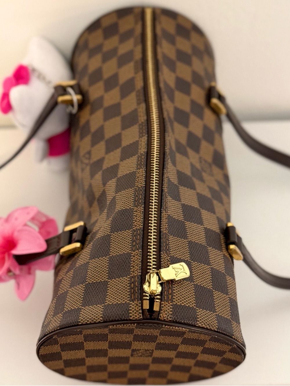 Authentic Louis Vuitton Damier Ebene Papillon 30 - Picture 4 of 9